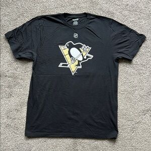 Reebok Pittsburgh Penguins Malkin Black Short Sleeve Tee